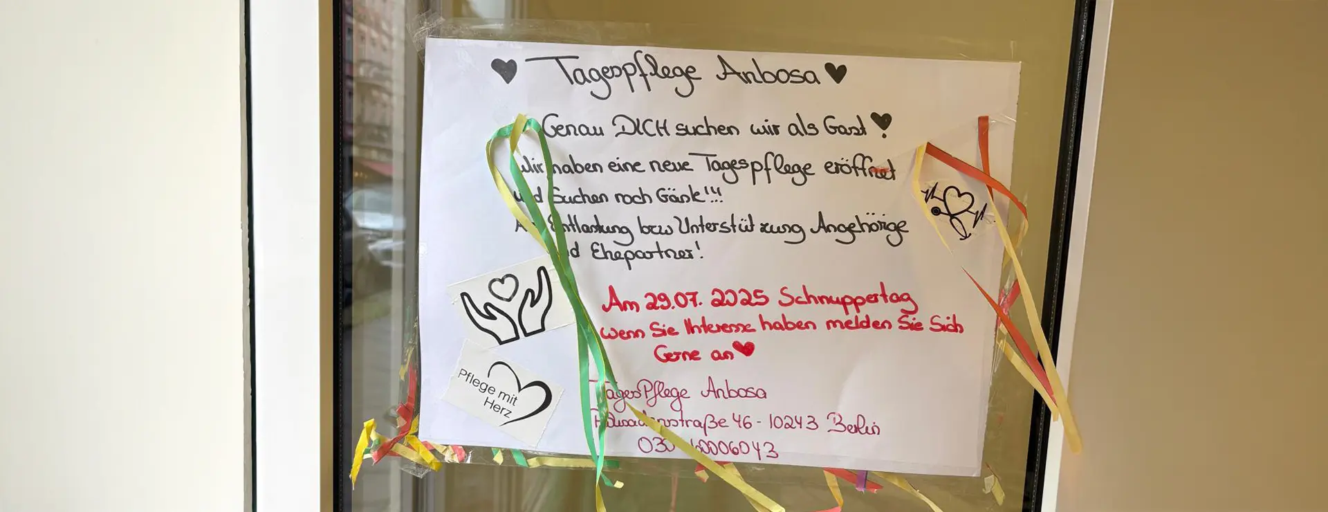 Probetag Tagespflege am 29.07.2025